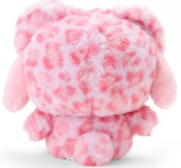 The My Melody Pink Leopard with Glitter Jelly Heart Plushie is a sweet and stylish twist on this Sanrio character's usual happy sweetness. My Melody’s kind eyes and sweet smile, plus a playful glittery heart detail that adds an extra sparkle makes this a stand out gift or piece to any plushie, Sanrio, or My Melody collection.
The pink leopard print gives this plush a trendy, fun vibe, while the glitter jelly heart adds a bit of shimmer to make My Melody’s sweet look even more special!